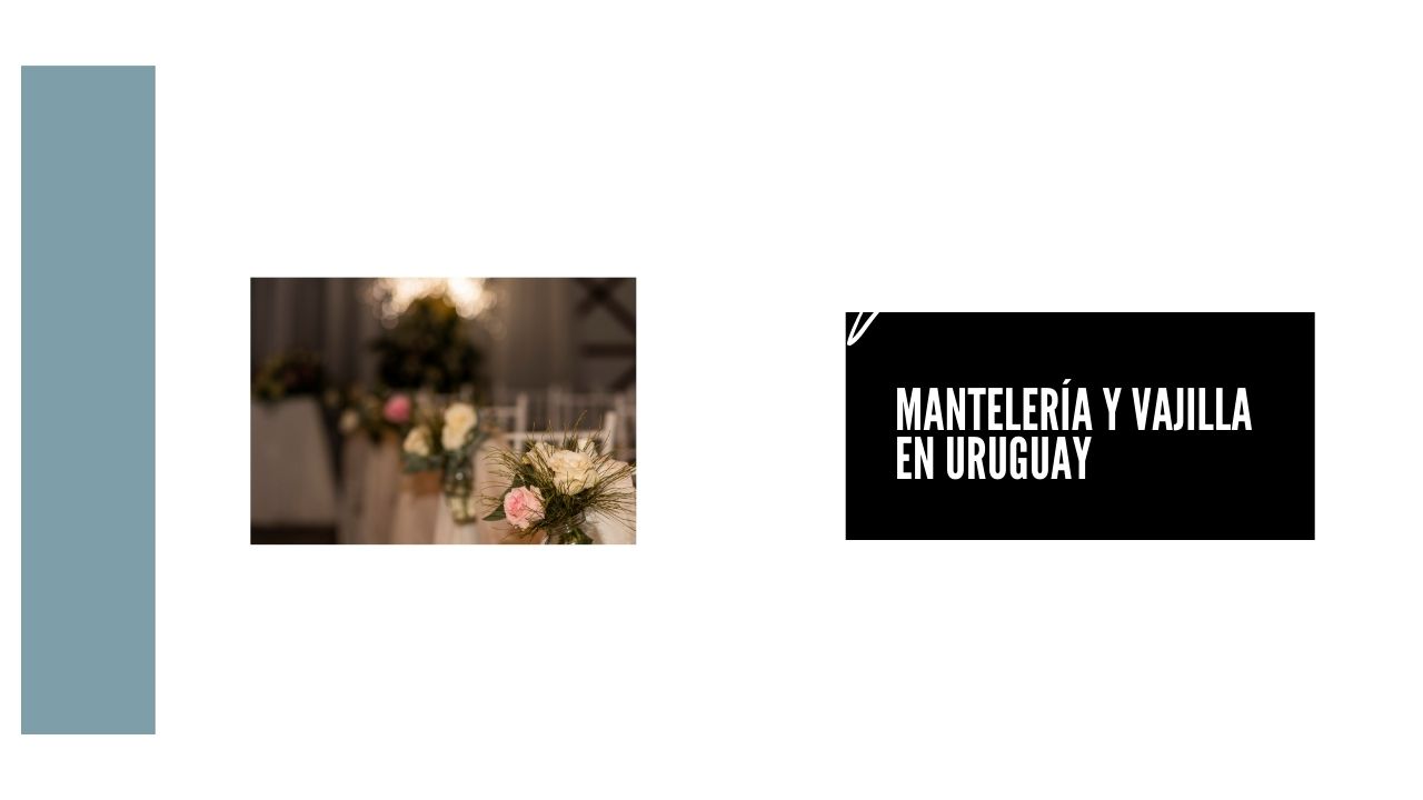 Alquiler de manteles y vajilla para eventos