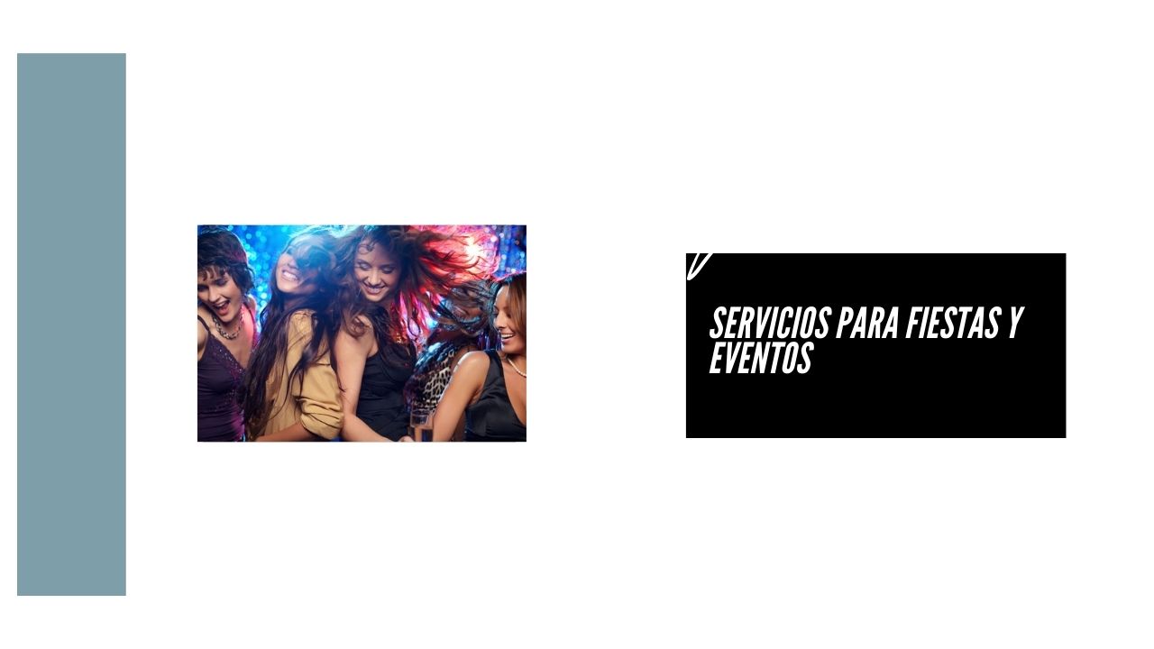 servicios para fiestas y eventos