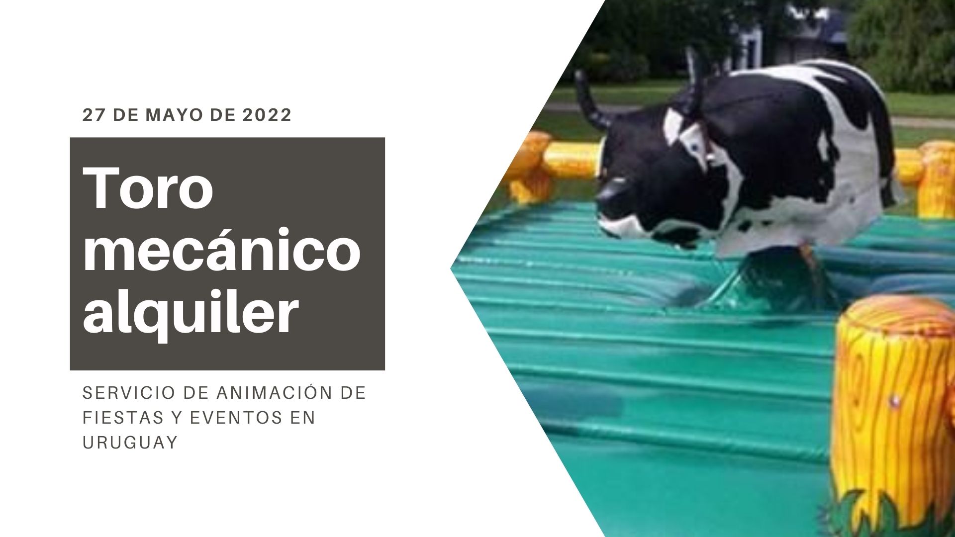 Toro mecánico alquiler – Encuentra juegos mecánicos en Montevideo