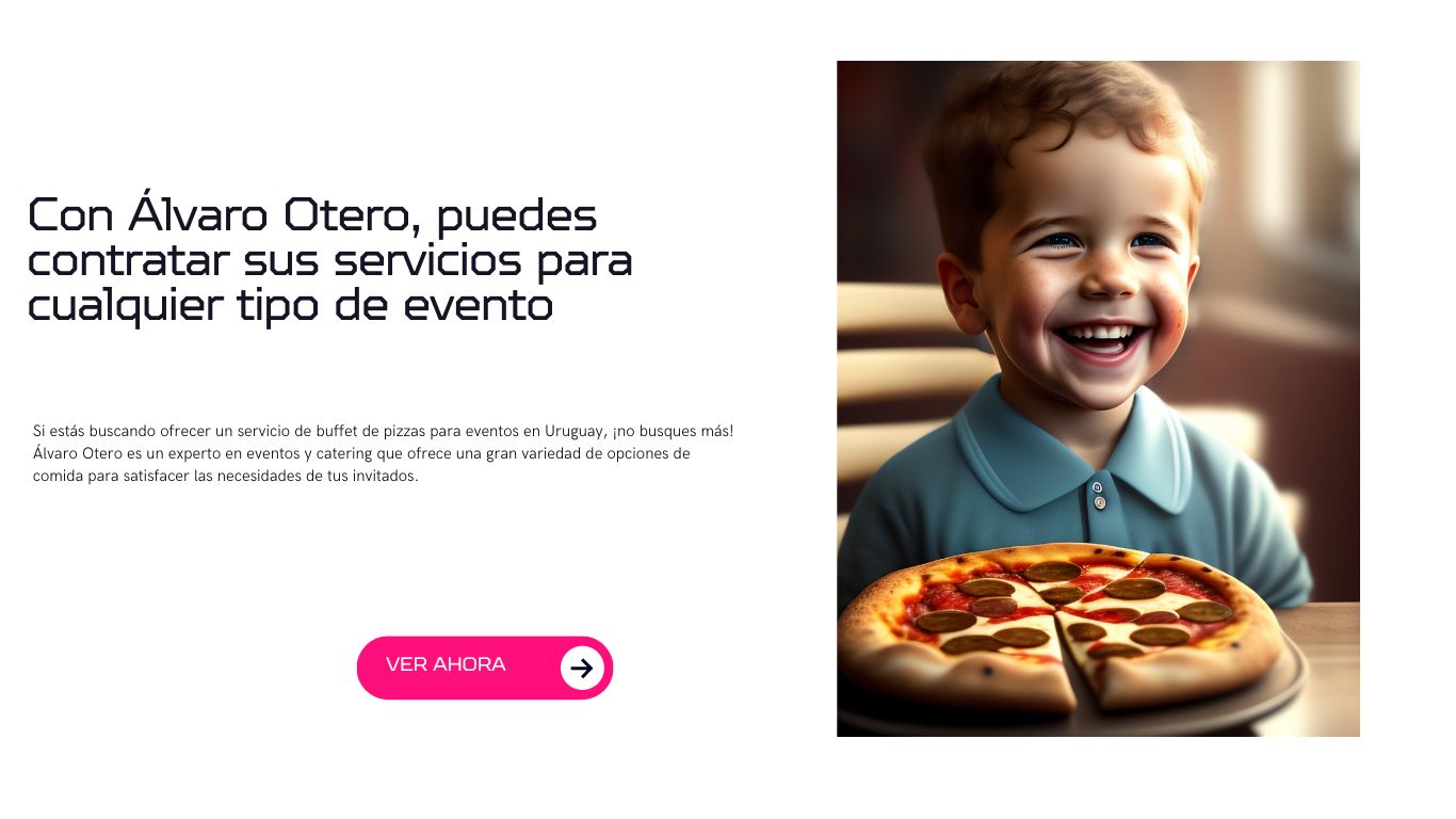 La solución perfecta para tu próximo evento: Servicio de catering de pizzas a domicilio de Álvaro Otero