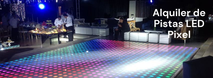 Alquiler de Pistas LED Pixel hasta 36m² para Fiestas en Uruguay